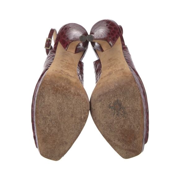 ❤️Jimmy Choo Burgundy Slingback Heels❤️ - Picture 5 of 5